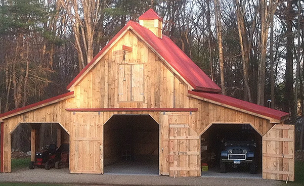 timber frame garage